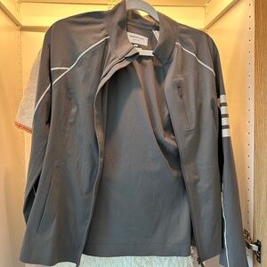 Thom Browne 4-Bar Compression Zip Jacket